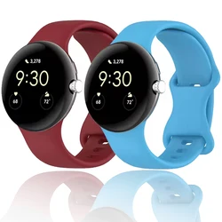 Google Pixel Watch 3 ์ฉ ๋ถ๋๋ฌ์ด ์ค๋ฆฌ์ฝ ์คํธ๋ฉ 45mm 41mm Google Pixel Watch 2/1 ์ก์ธ์๋ฆฌ ์ฉ ํธ์ํ ํต๊ธฐ์ฑ ์๋ชฉ ๋ฐด๋