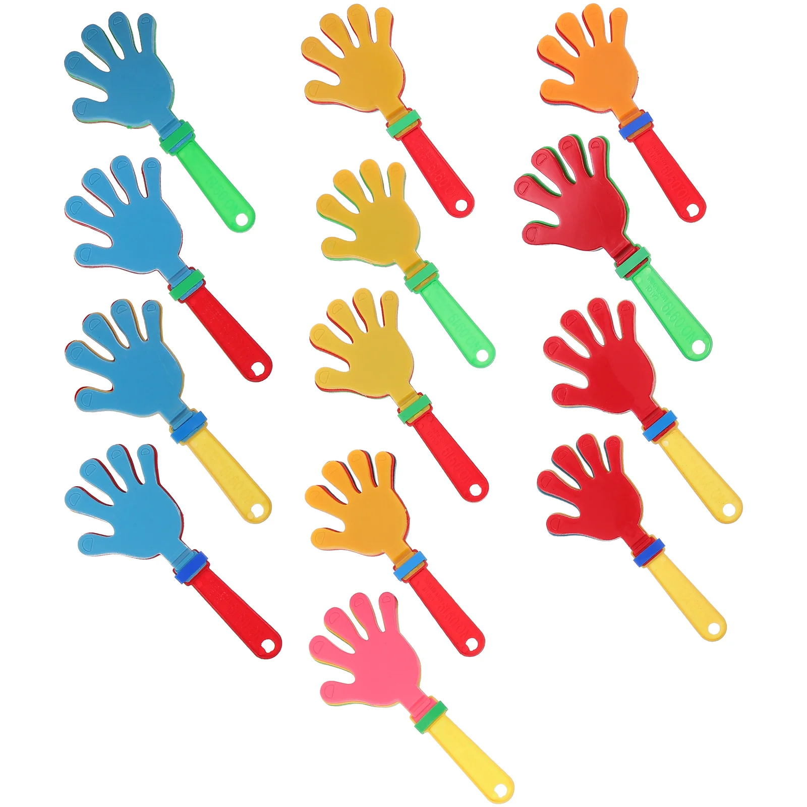 

24Pcs Hand Clappers Smooth Edge Safe ABS Material Noise Makers for Game Night Outdoor Events Party Favor Gifts