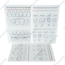 Dental Composite Resin Filling Template Practise Board Build Up Model Practise Aesthetic Stack Up Dentist