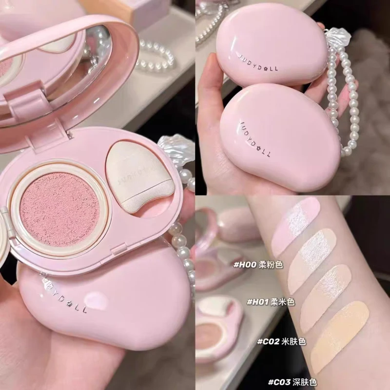 

Judydoll Cosmetics Air Cushion Brightener Facial Expansion Tear Drain Repair Foundation Make-up Pearl Delicate Makeup Concealer
