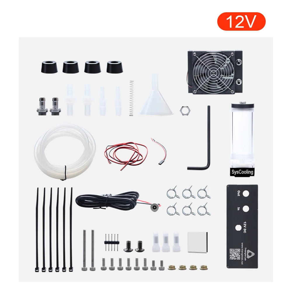 RS Trianglelab Wassergekühltes Wasserpumpen-Set für TD6S LC DRAGON HOTEND LC MATRIX LC DIY 3D-Drucker Ender3 CR10 VORON 3D-MOTOR LC