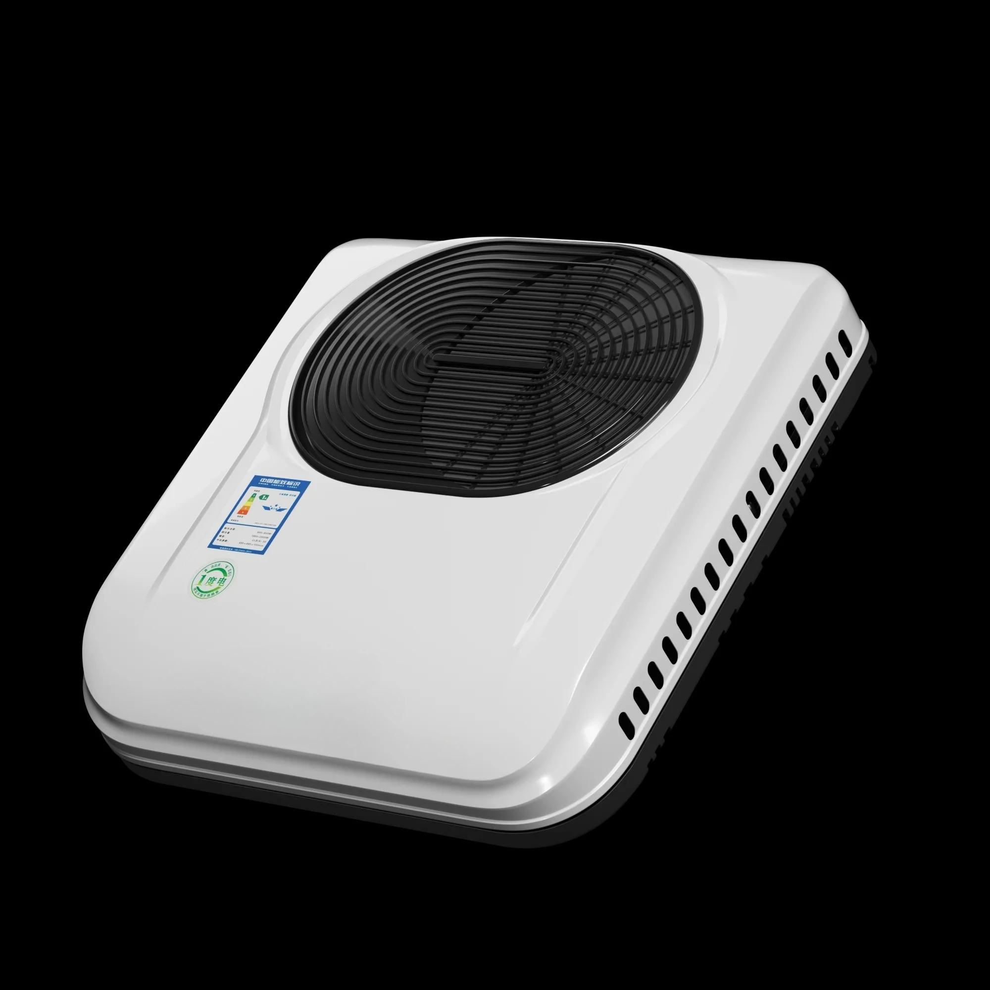 12V 24V Universal Rooftop Air Conditioner Parking Cooler for Truck RV Car R134a Low Noise Integrated System Easy Install 20*20cm