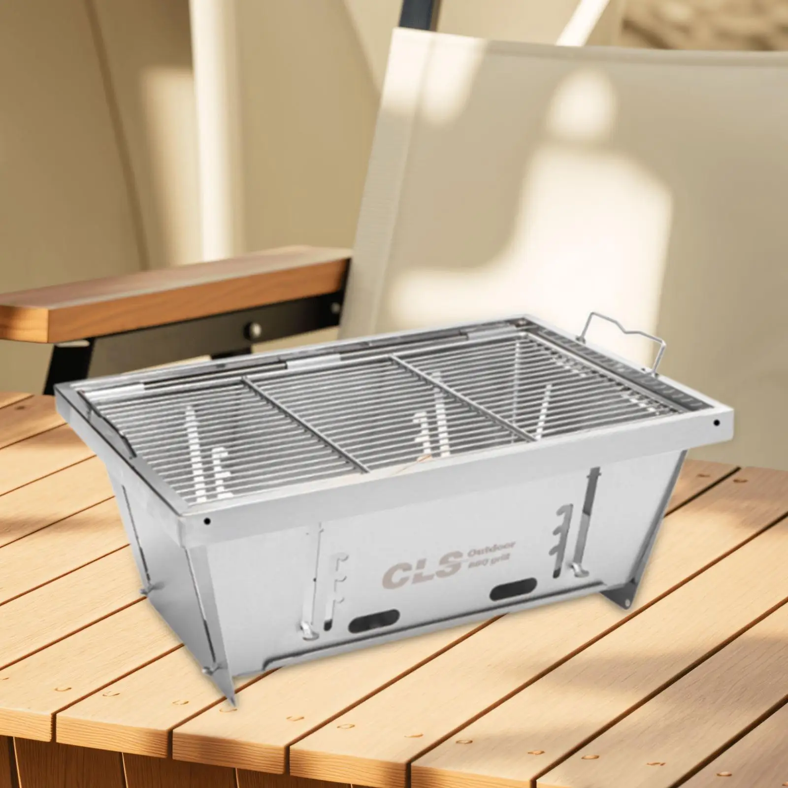 

Barbecue Grill Detachable Campfire Grill Camping Furnace for Party Camping