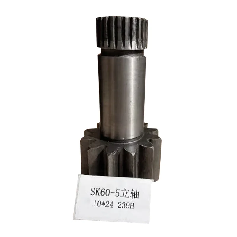 

Gear Shaft SK60-5 Excavator Swing Motor Shaft Excavator Spare Parts Rotating Shaft For Slewing Bearing