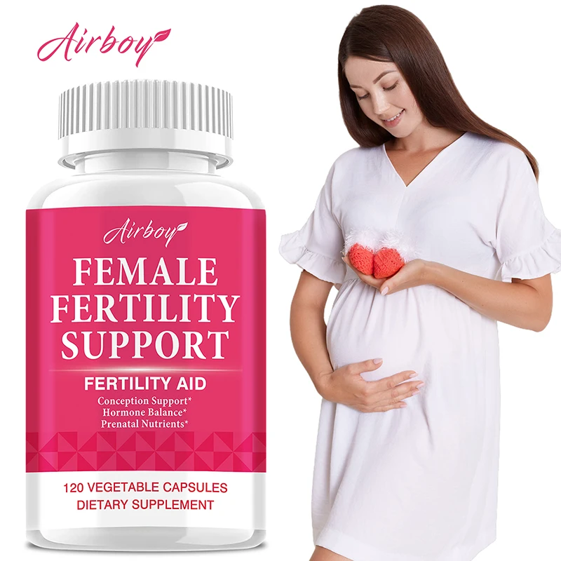 

Female Fertility Support - Healthy Hormone Balance Regulate Menstrual Cycle Promotes Female Secretion Aids Conception