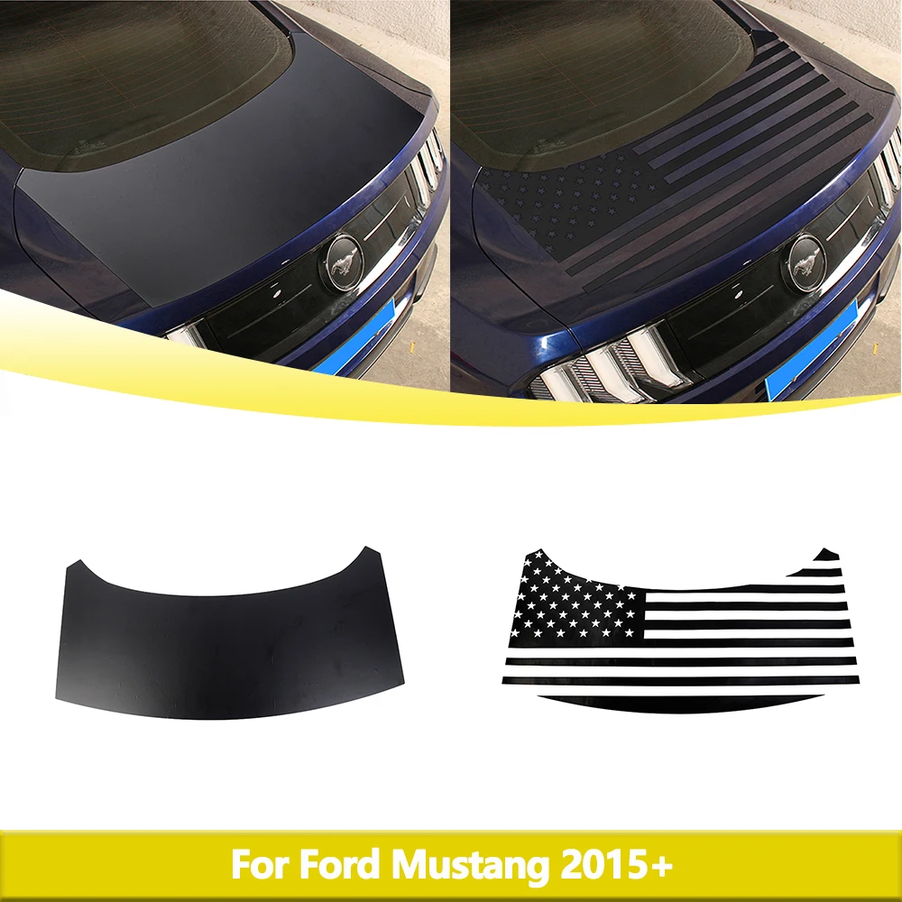 

Rear Trunk Lid Decal Decoration Sticker for Ford Mustang 2015 2016 2017 2018 2019 2020 2021 2022 2023 Car Exterior Accessories