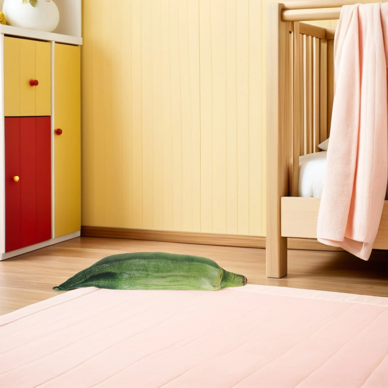 1 stücke 19,85 Zoll 3D Pickle Werfen Kissen Realistische Gemüse Geformt Gefüllte Kissen Für Sofa Bett Dekor Lenden Unterstützung geschenk Gefüllte