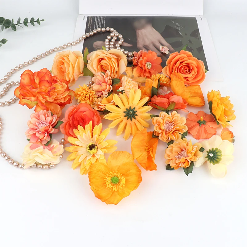 20 Stück Künstliche Schwimmende Blumen für Vorhänge, Hochzeitspaar-Fotodekorationen, DIY-Blumendesign, Bastelzubehör, Heim- und Partydekoration – Detail 10