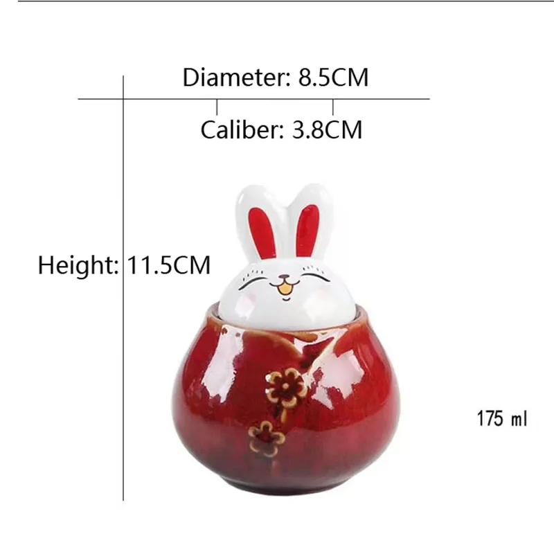 Ceramic Mini Rabbit Urn Personalized Pet Caskets Personalized Commemorative Memorials & Funerary Puppy Funeral Box Accessories