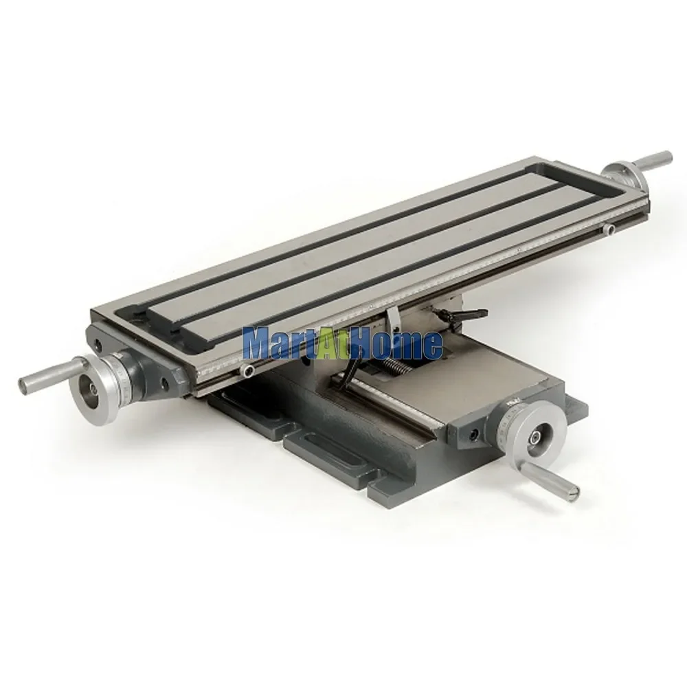 730*210mm Rotatable Drilling Milling Machine Cross Slide Table Work Table XY with Ruler XY Travel 500x210mm