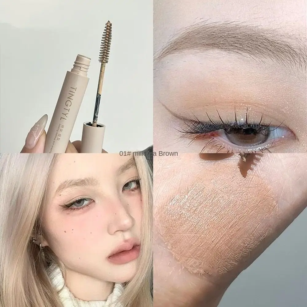 4 kleuren Wenkbrauw Tint Crème Pigmenten Waterdichte Wenkbrauw Mascara Crème Sneldrogend Gladde Pluis Wenkbrauw Gel Enhancers