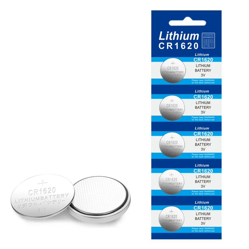 5-50PCS 3V CR1620 Lithium Button Battery DL1620 BR1620 ECR1620 5009LC LM1620 KCR1620 Coin Cell Watch Car Remote Batteries