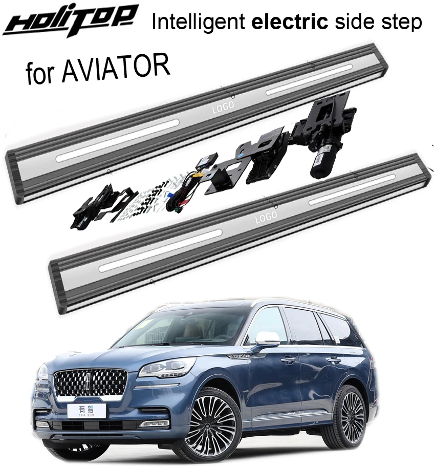 new arrival car side bar nerf bar foot board side pedals for Lincoln AVIATOR for 2019-2023, thicken aluminum alloy low profit.