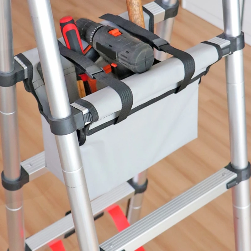 For Collapsible Ladders With Reinforced Buckles and Handle Durability Oxford Fabric Tool Organizers Tool Storage Bag