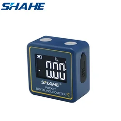 SHAHE New Portable Electronics Digital Level Protractor Inclinometer Mini Digital Meter Measurement Angle Leveling Tool