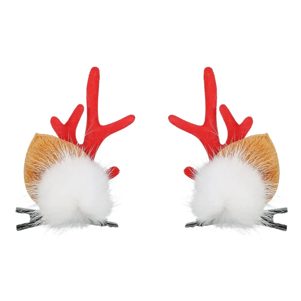 

Christmas Hair Clips Small Christmas Reindeer Antlers Headband Hairpins Beauty Deer Headband Hair Accessory Headdress (ZJ14855)
