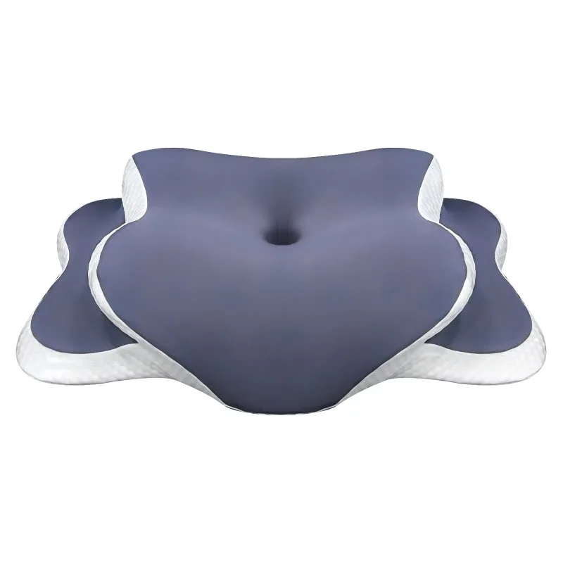 Almohada de espuma viscoelástica, almohada Cervical, alivio del dolor en el cuello, contorno, soporte ortopédico ergonómico