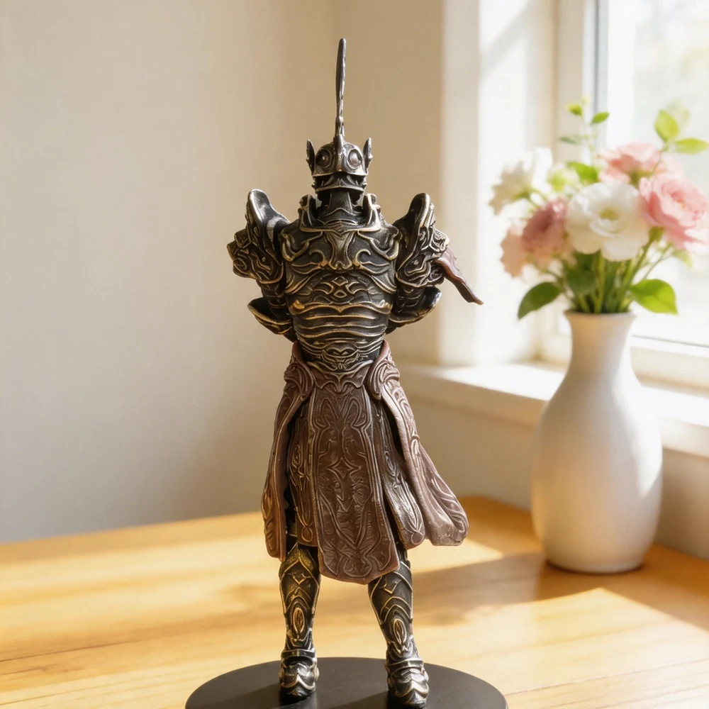 Demon Souls Penetrating Knight Metas Action Figure Model Dark Style Desktop Ornament Trendy Collectible Gift For Adult Collector - view 4