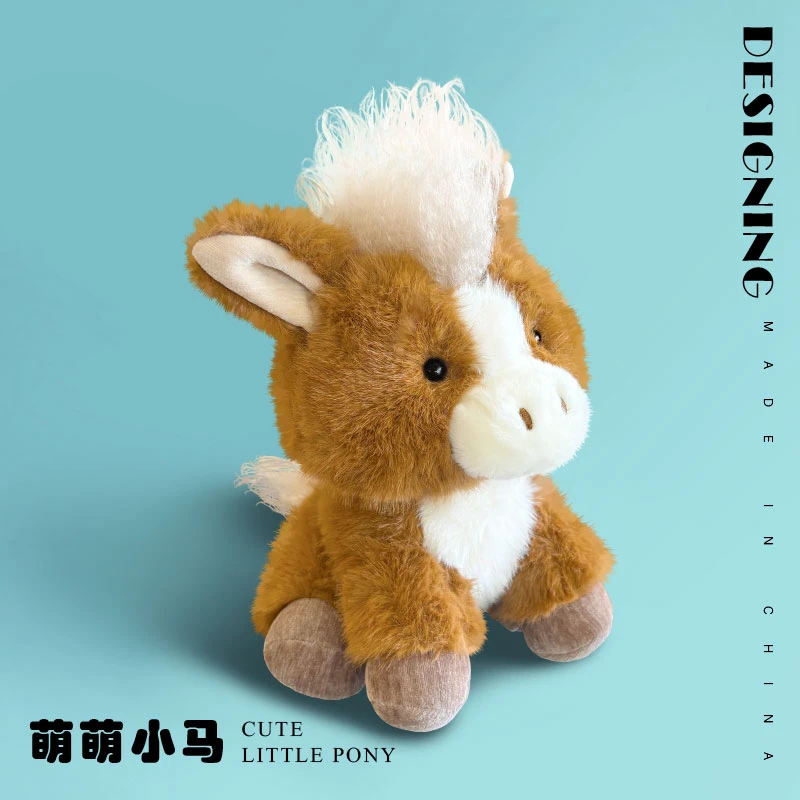 

Реальная жизнь пони, плюшевые куклы, чучело, высокое качество, супер имитация лошади, плюшевые игрушки, классический подарок на день рождения для детей