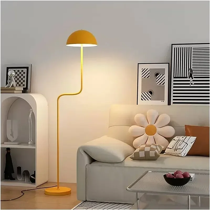 Art Floor Lamp Creative Mushroom Lamp Corner Atmosphere Light  Luminaire for Living Room Dinner Table Stand Lamp Home Decor