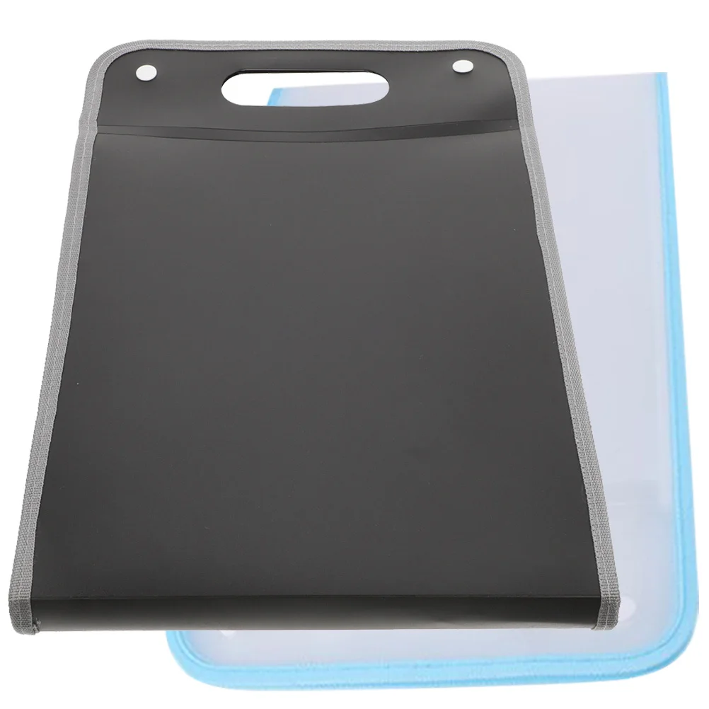 

2pcs Expanding File Folder Accordion File Organizer For Documents Checks Receipts Lightweight Folder Bag With Multiple Pockets