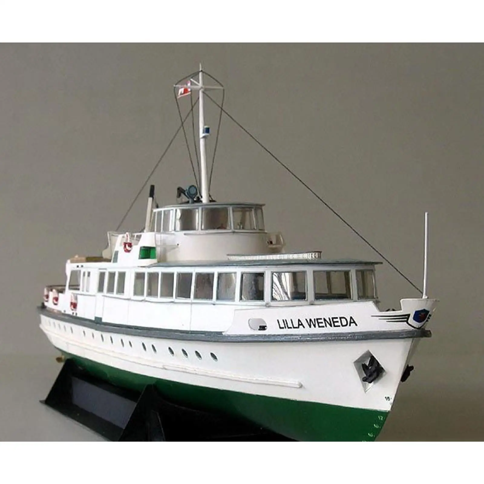 1/100 Lilla Weneda Coast Ferry Boat Model Kit Education Game Papercraft Toy for Kids Adults Collectables Room Decoration