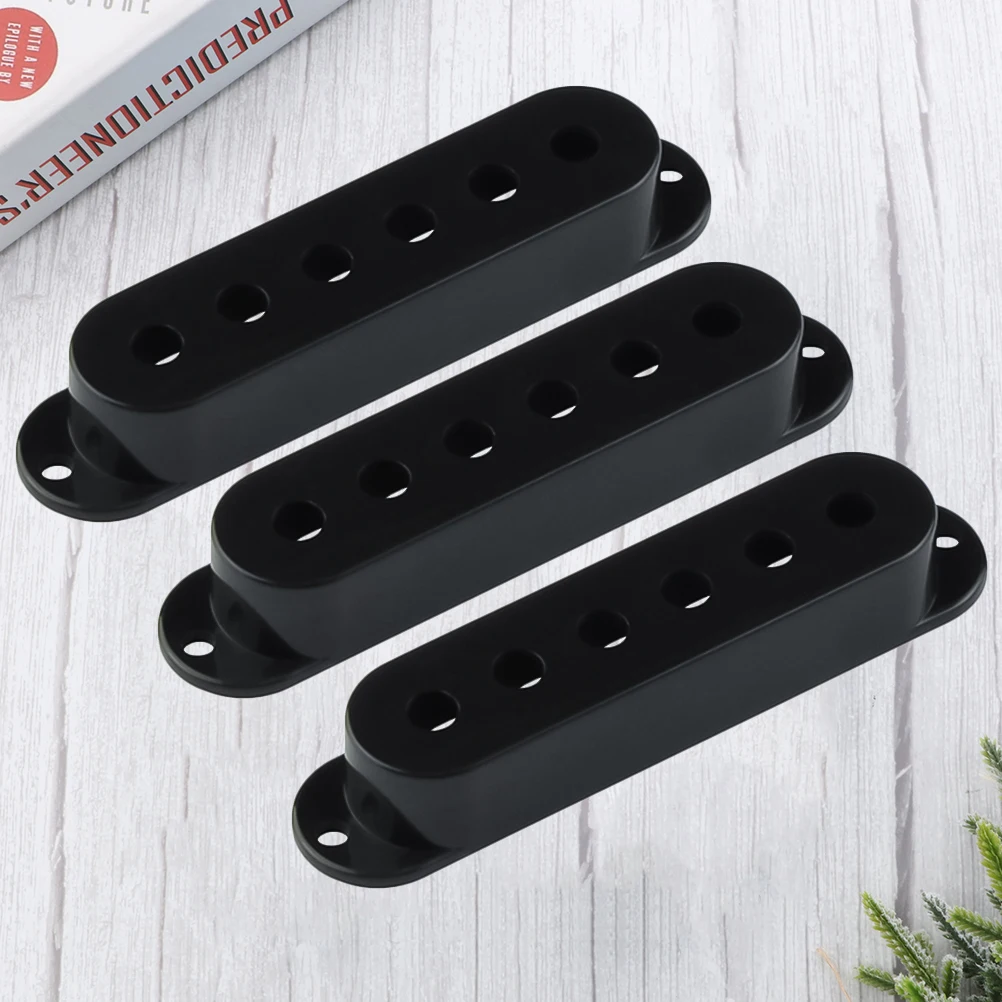 

ABS Electric Guitar Pickup Case 52mm Single Coil Replacement Cover Shell Sturdy Wear Resistant Cold Spray for Guitar
