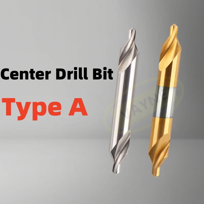 5pcs/10pcs HSS Center Drill Bit Combined Center Drills 60 Degree Countersinks Angle Metal Drill Bit 0.5/1/1.5/2/2.5/3/4/5/6/8