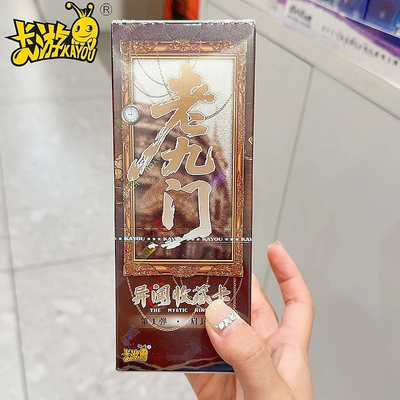 

Подлинная карта KAYOU The Mystic Nine Card Anecdotes, коллекция открытых упаковок, коллекция, оригинальная коробка, периферийные карты в стиле аниме, подарки
