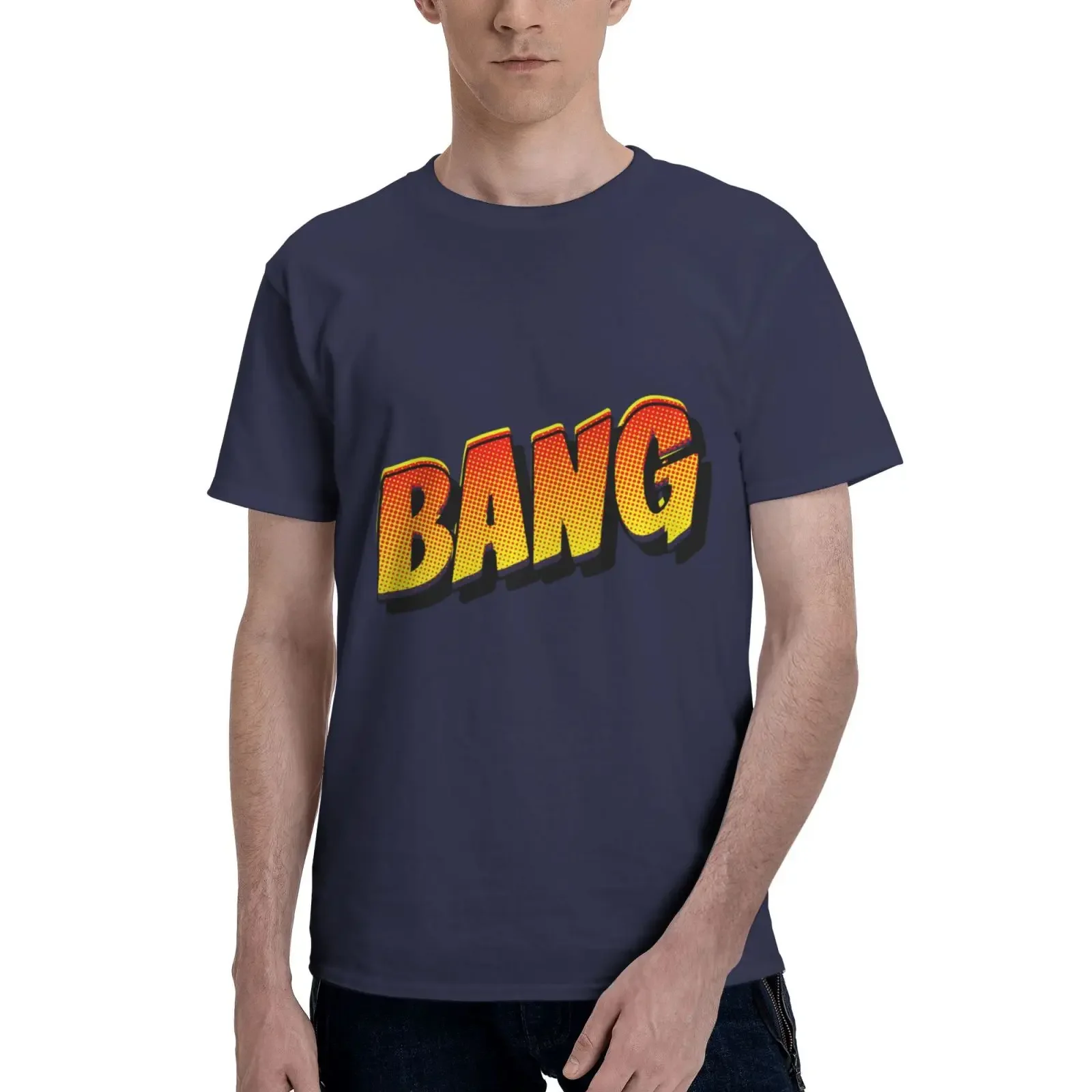 Bang Bang Streetwear Vintage T Shirt Tee Shirt Pêche Anime Clothes Men Clothing Casual Cotton Four Seasons Daily Tops