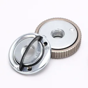 M14 Thread angle grinder self-locking pressing plate Angle Grinder Quick release Flange Nut Clamping Power Chuck Tools Parts 1PC