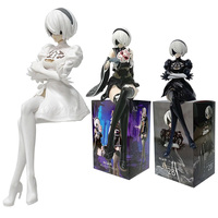 Anime Original SEGA 15-22cm Nier:automata Ver1.1A 2B Yorha No. 2 Type B Premium Chokonose Figure PVC Model Collectible Toys Gift