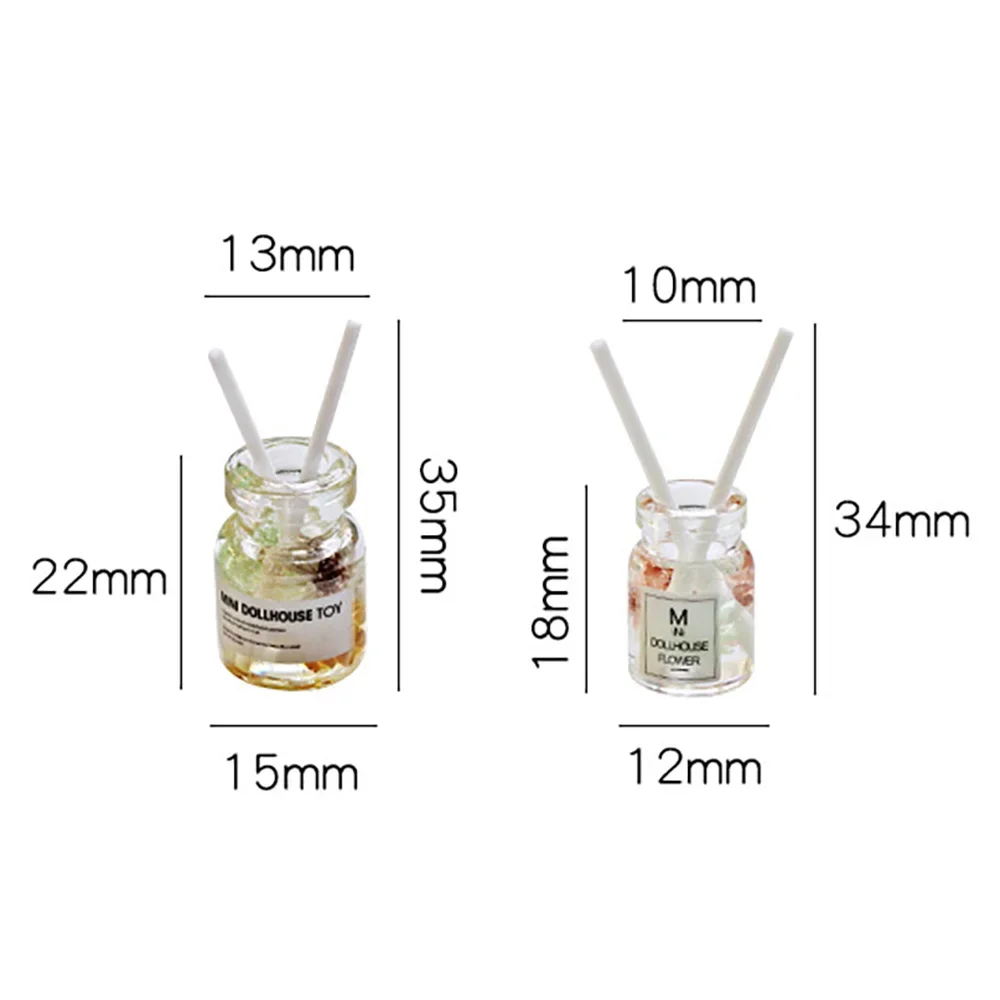 1Pcs 1/12 Doll House Miniature Perfume Bottle Simulation Fragrance Bottle Model Toy for Mini Decoration Dollhouse Accessories