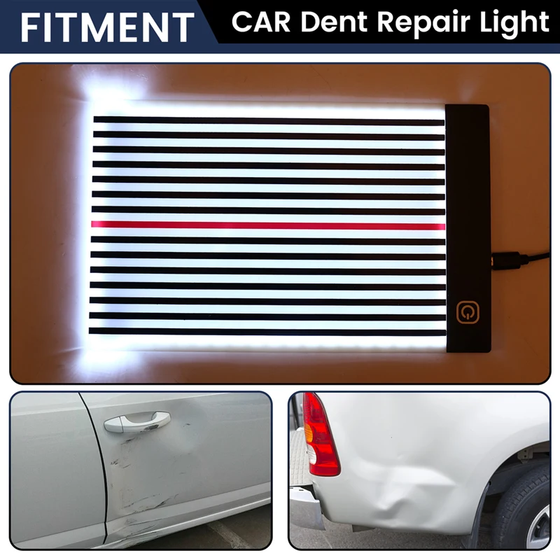 HOT! Usb Plug In Dent Repair LED Light Car Dent Repair Tools Dent Removal Reflectors Three Speed Car Repair Lights