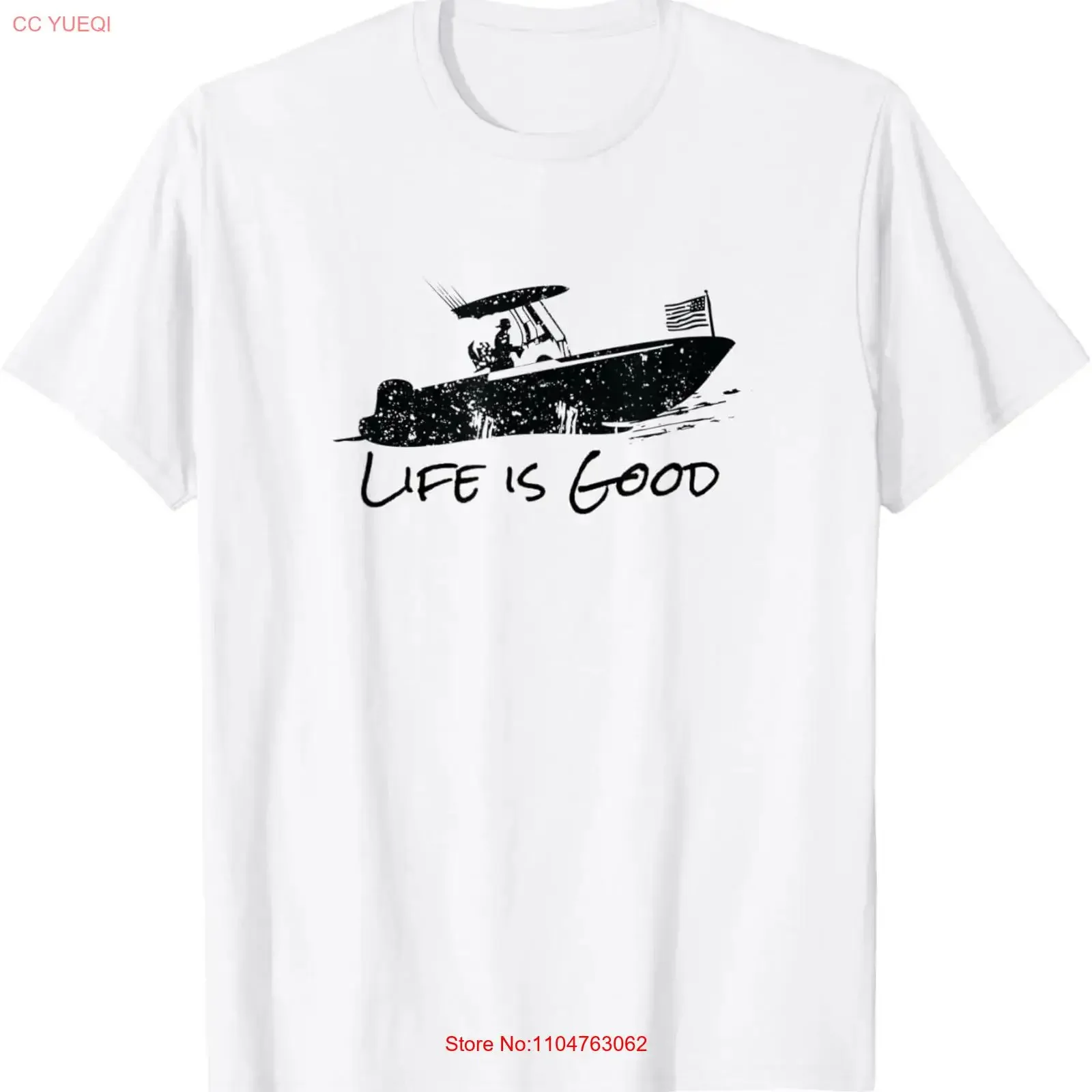 Center Console Boating Fishing Boat Pontoon TriToon T Shirt  vintage Washed designer clothes Stretched Slightly Casual homme