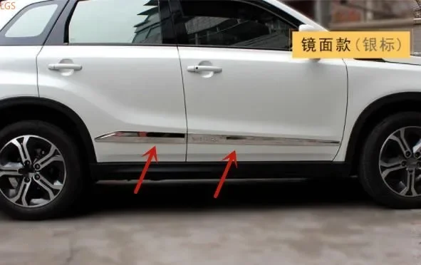 

For Suzuki vitara 2016-2018 High-quality stainless steel Body trim Anti-Rub protection Decoration Car styling