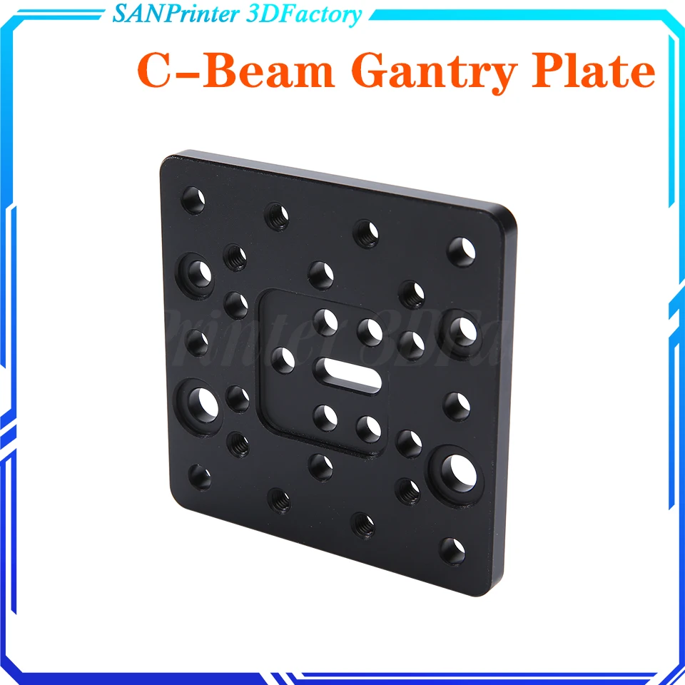 

V-Openbuildd C-beam Gantry Plate 3d-принтер из алюминиевого сплава для C-Beam Детали станка с ЧПУ Встроенные аксессуары