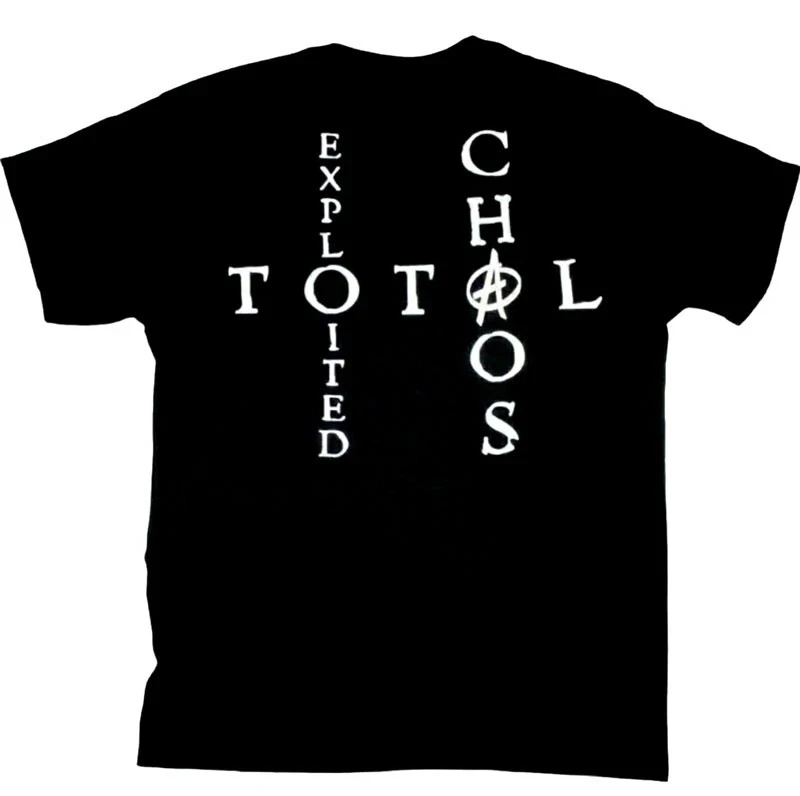جديد تي شيرت The Exploited Total Chaos Punk Invasion Band (S-2XL) Badhabitmerch الراقية الفاخرة لكل من الرجال والنساء أفضل Y2k