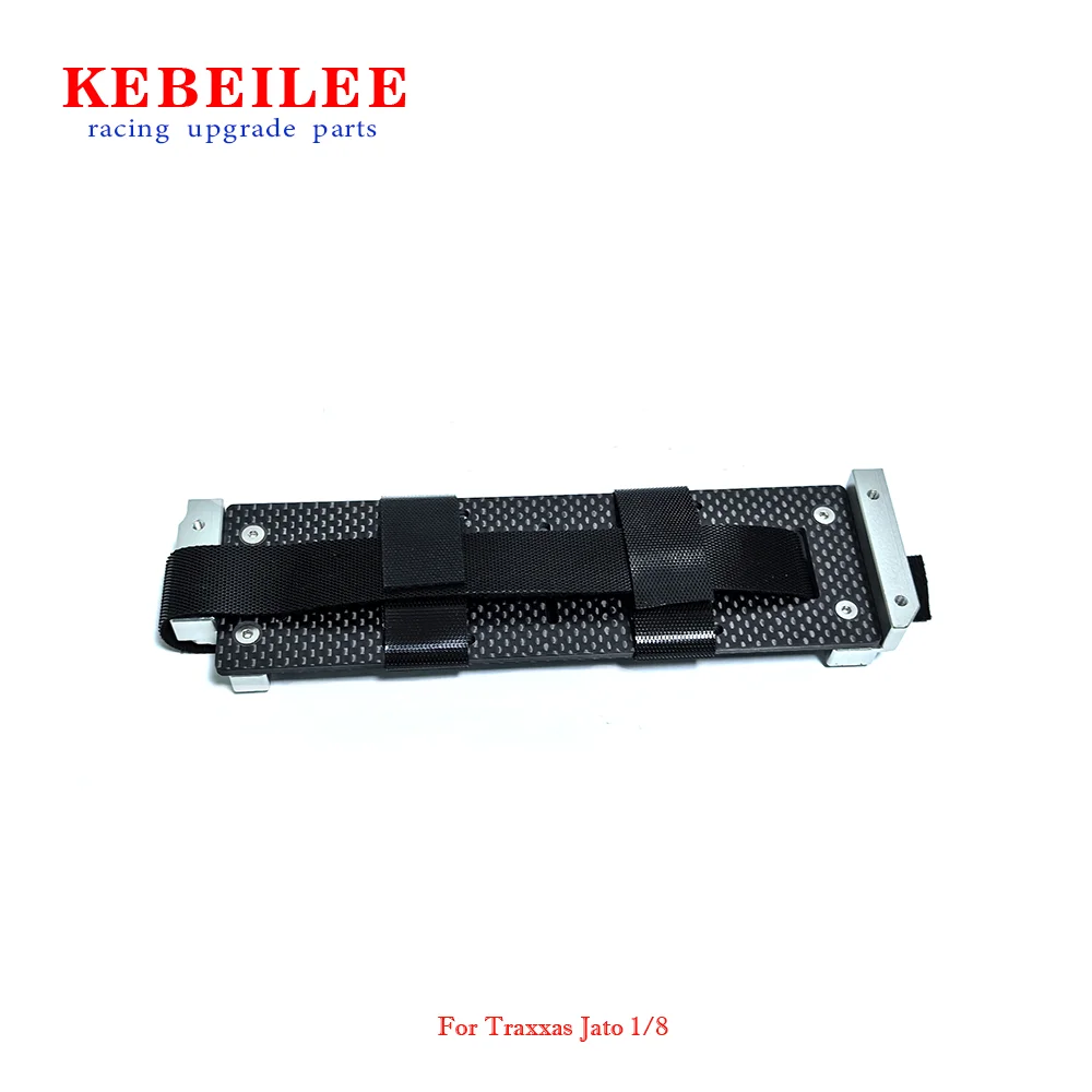 kebeilee-cnc-アップグレードカーボンファイバーバッテリートレイ-ストラップセット-traxxas-jato-1-8-用