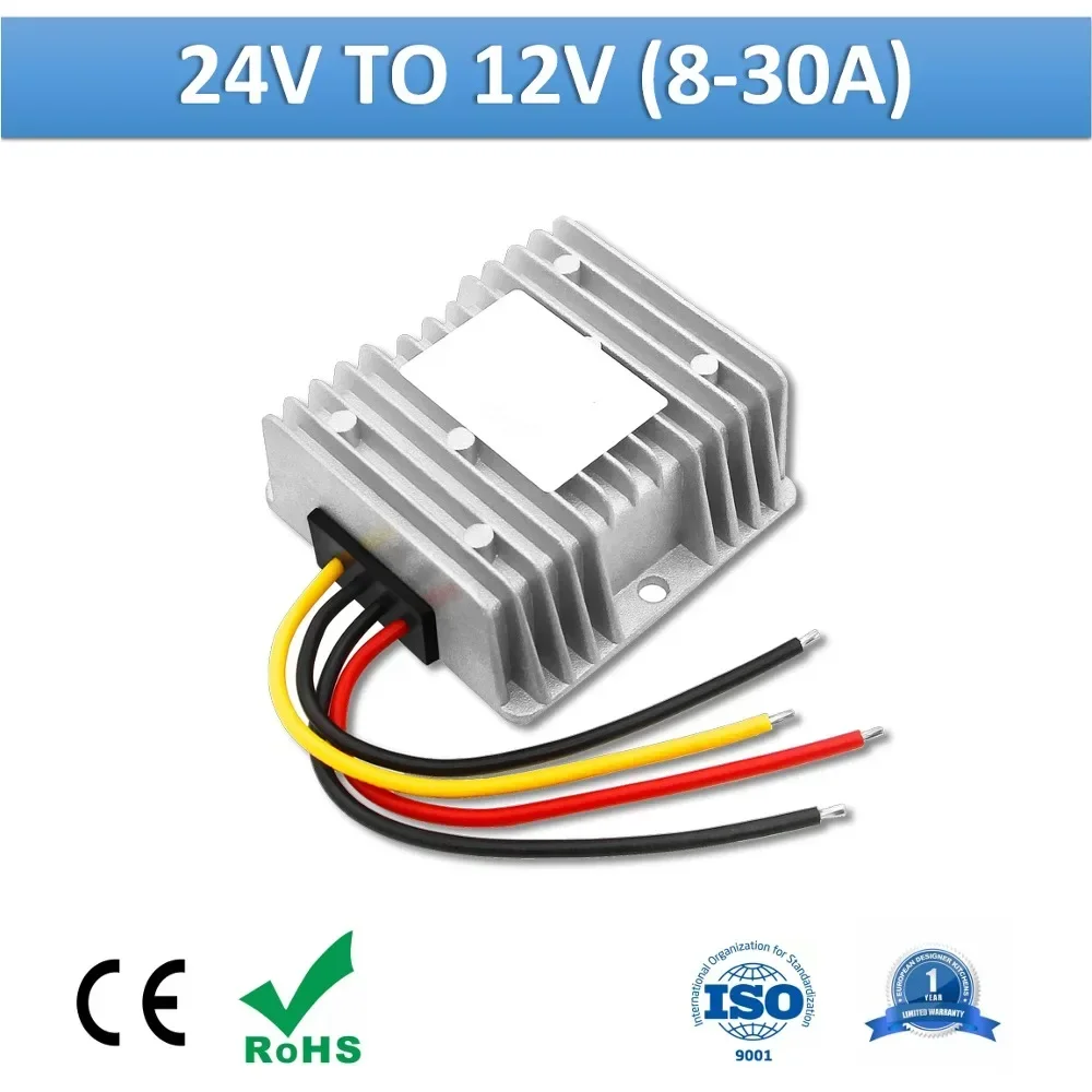 

DC DC Converter 24v to 12v 30A 20A 25A 15A 10A 12A 8A DC Buck Converter Step Down Module Voltage Regulator For Car Power Supply