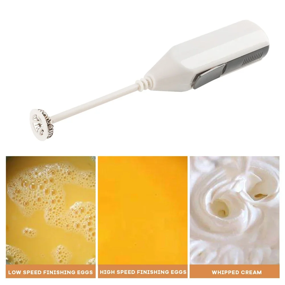 Coffee Whisk Tool Electric Milk Frother Automatic Handheld Foam Coffee Maker Low Power Consumption Stainless Steel Head