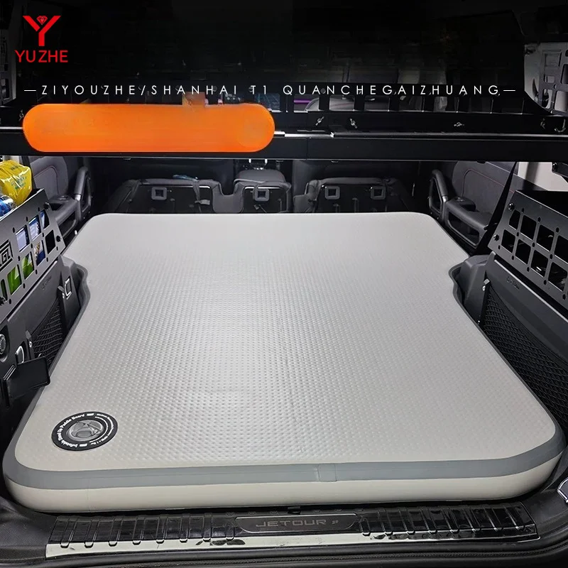 For Jetour T1 car brushed inflatable mattress camping self driving sleeping pad rear exhaust pad modification