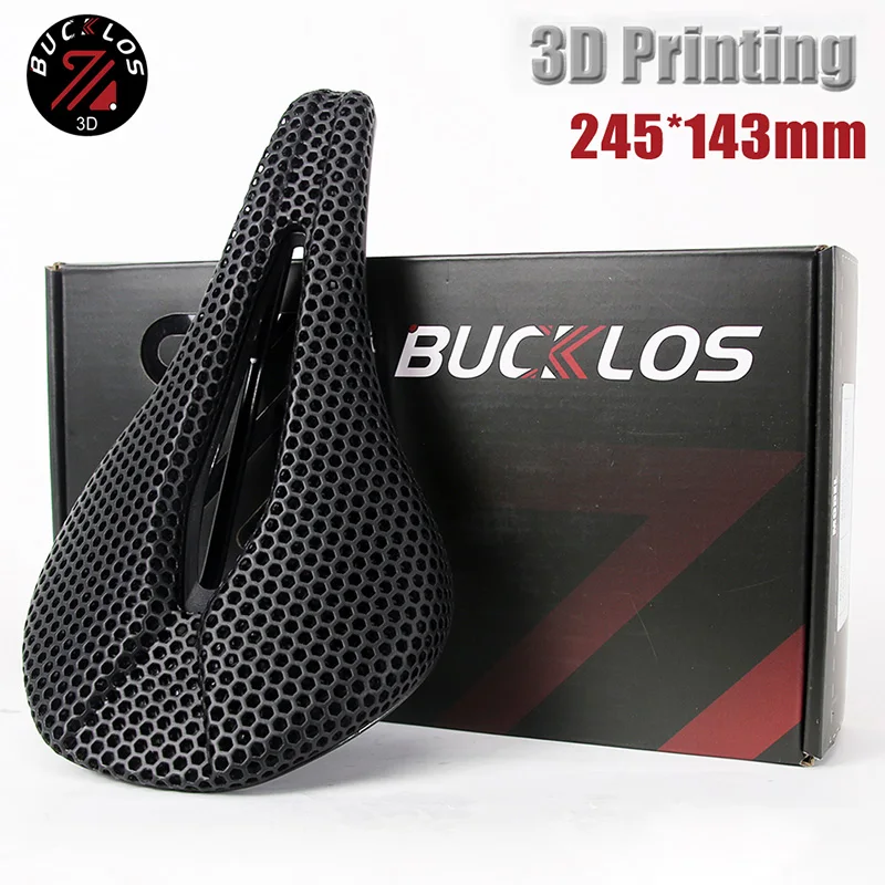 Bicycle 3D Printing Saddle Strong Support CR-MO Nylon Mountain Road Bike Saddle Shock Absorber Seat Cushion Comfort Cycling Seat