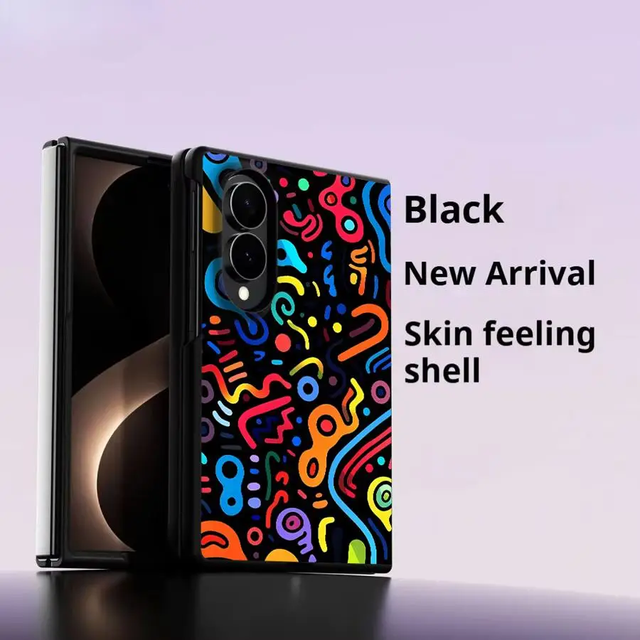 Colorful Pattern Luxury Phone Cover Case for Samsung Galaxy Z Fold8 Wide ZFold Wide Z Fold 8 ZFold8