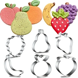 1pcs Fruits Cookie Molds Cherry Apple Strawberry Biscuit Bread Cutter for Summber Fruits Birthday Party Supply DIY Baking Tools