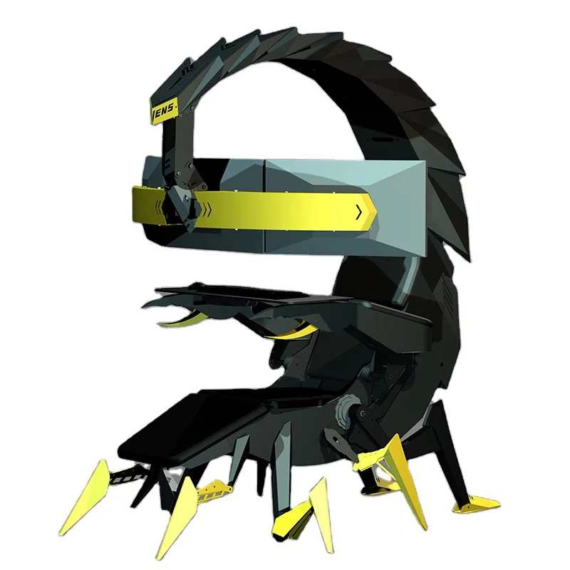 ホット販売新羅ゲーマーワークステーション無重力リクライニングチェア RGB LED ライトスピーカープレデター Thronos コックピットゲーミングチェア