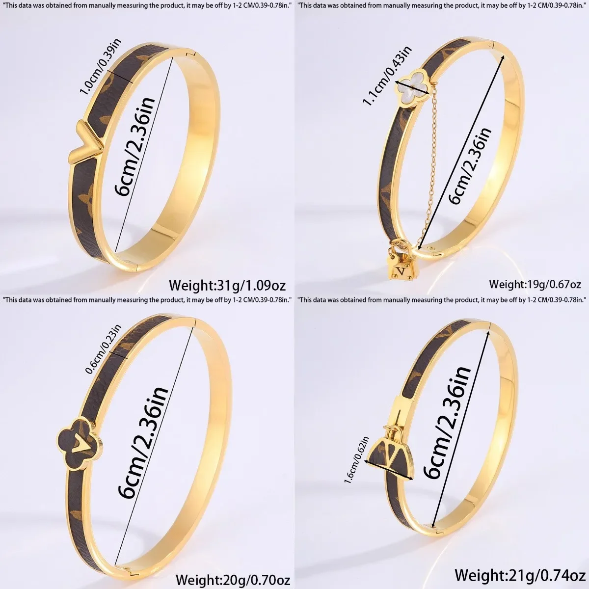 التيتانيوم الصلب سوار البالية الجلود غير يتلاشى عبر الحدود الخامس ليف البرسيم يونيكولور سوار مجوهرات اكسسوارات #3