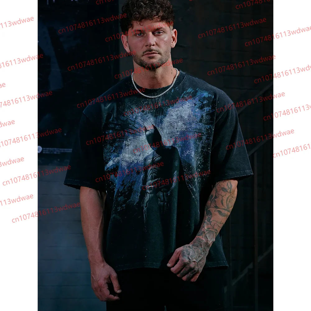 

Batman Anime T-shirt Unisex Classic Gothic T-shirt Fashion Retro Joker Street hip-hop short-sleeved shirts Joker Fans T-shirt