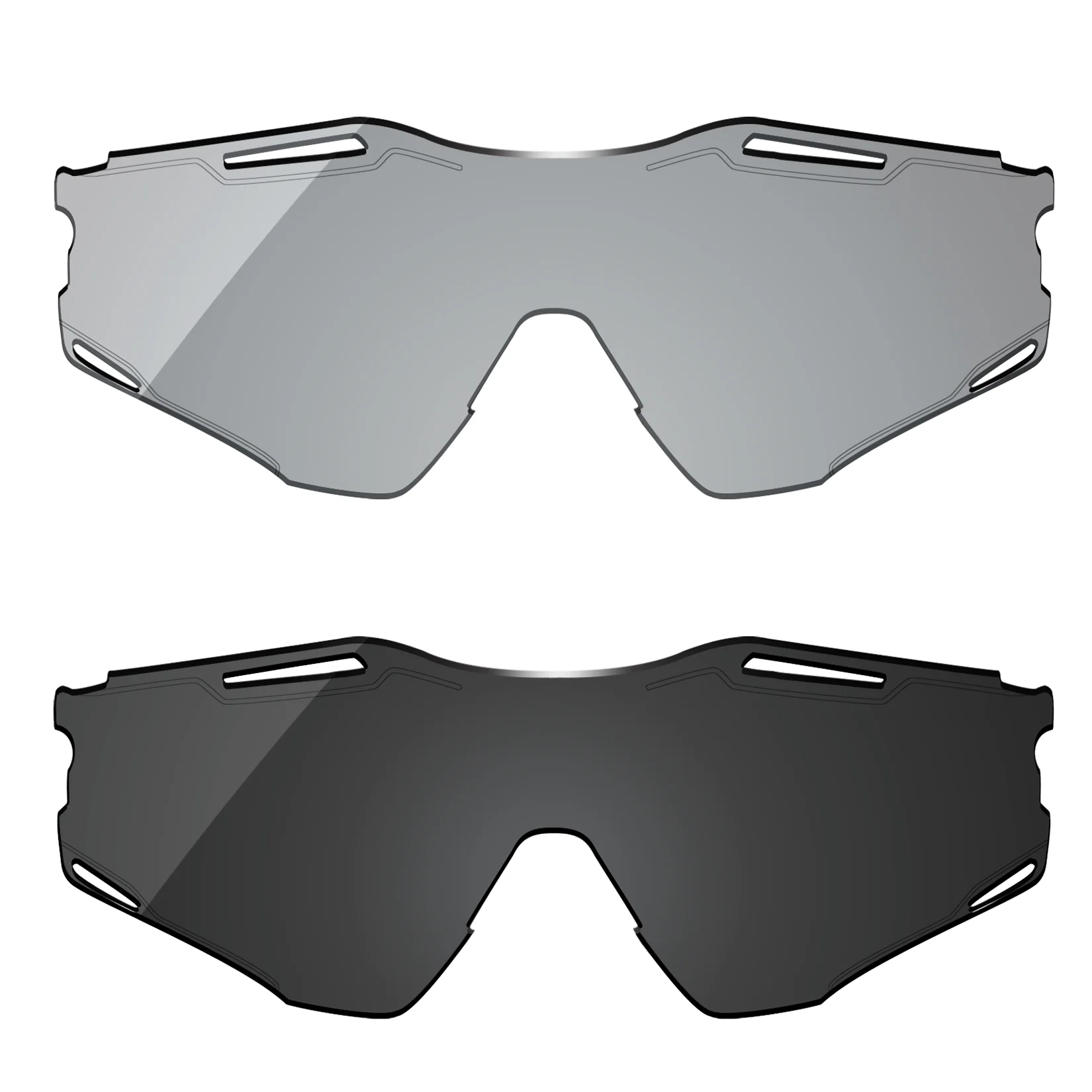 

OOWLIT Polarized Lenses Replacements For Oakley Cybr Zero OO9512D Sunglasses