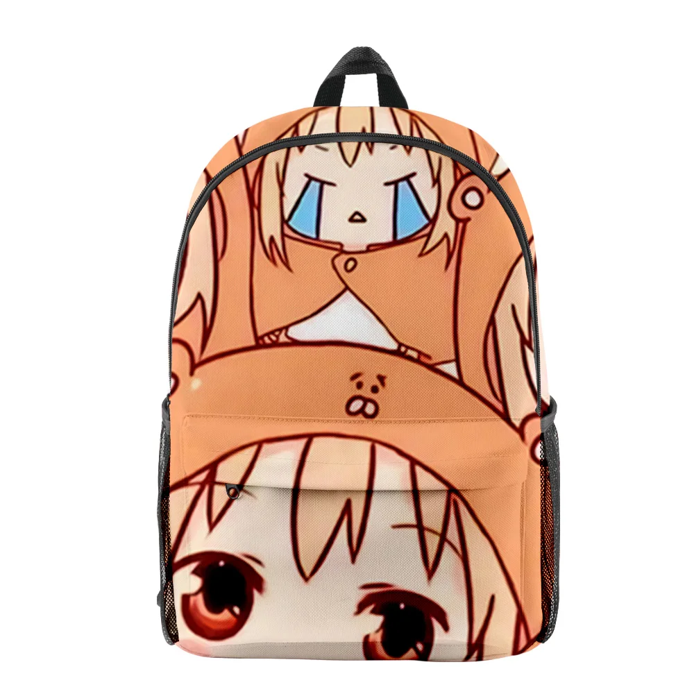 Trendy Popular Himouto! Umaru-chan pupil Bookbag Notebook Backpacks 3D Print Oxford Waterproof Boys/Girls Travel Backpacks